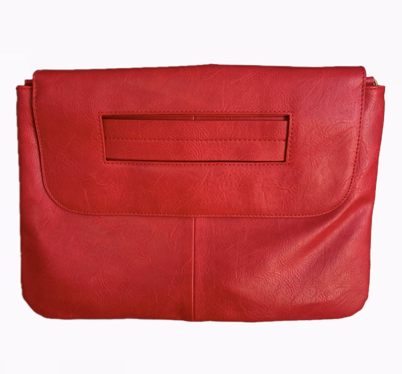 Faux Leather Clutch Purse