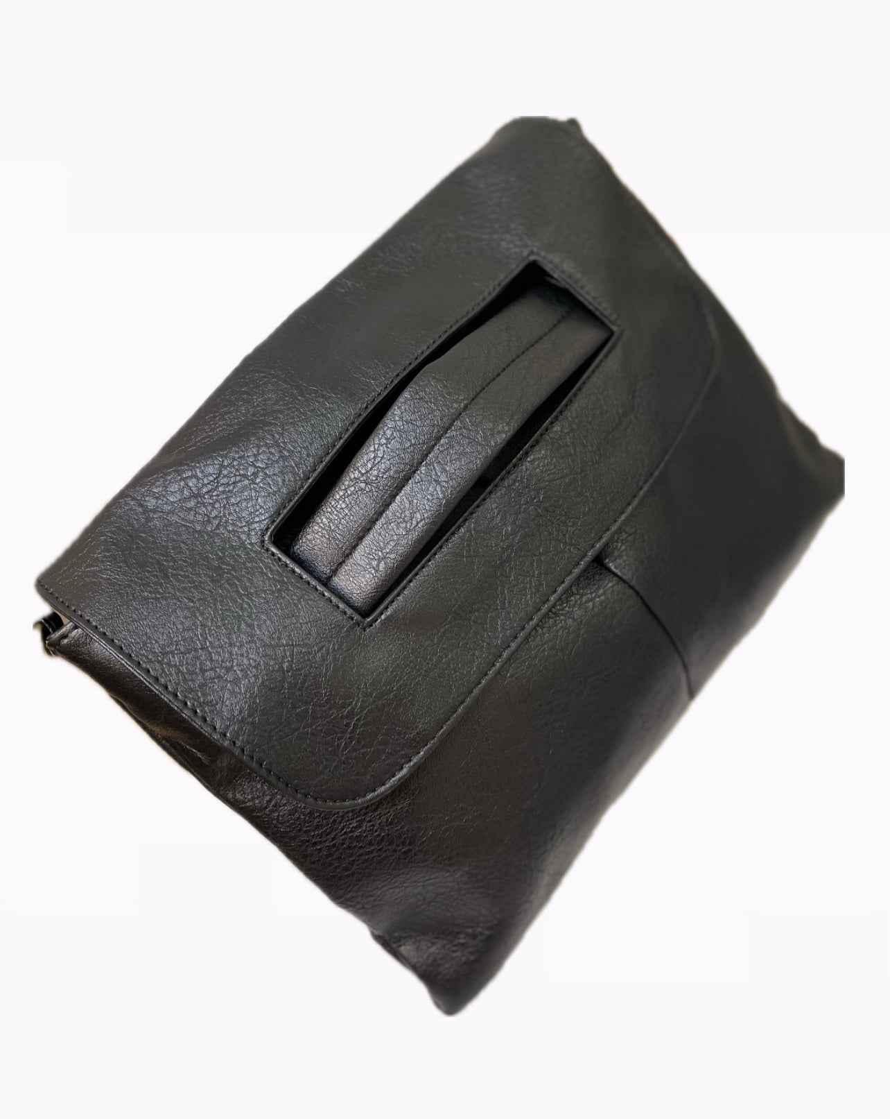 Faux Leather Clutch Purse