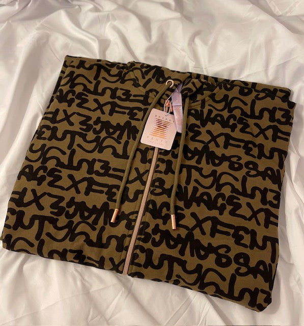 Authentic Forever Savage Hooded Onesie