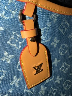 Fashion LV Denim Purse with matching pouch and wallet