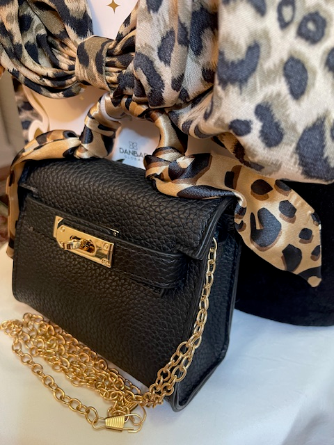 Mini Mock Birkin with matching Hair Ribbon