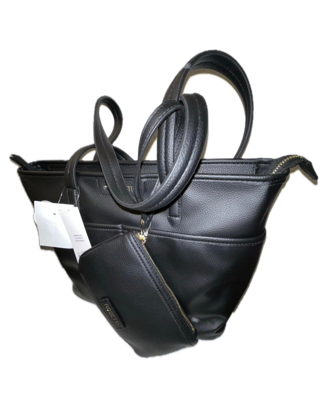 Black Rosetti Handbag