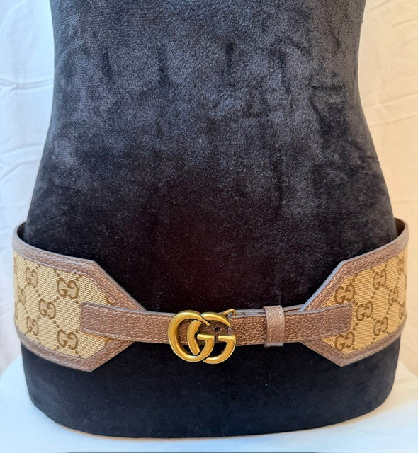 Fashion Wide GG Belt