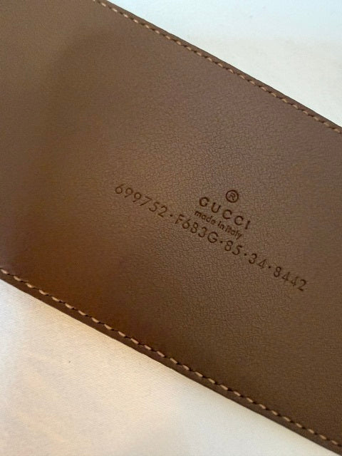 Fashion Wide GG Belt