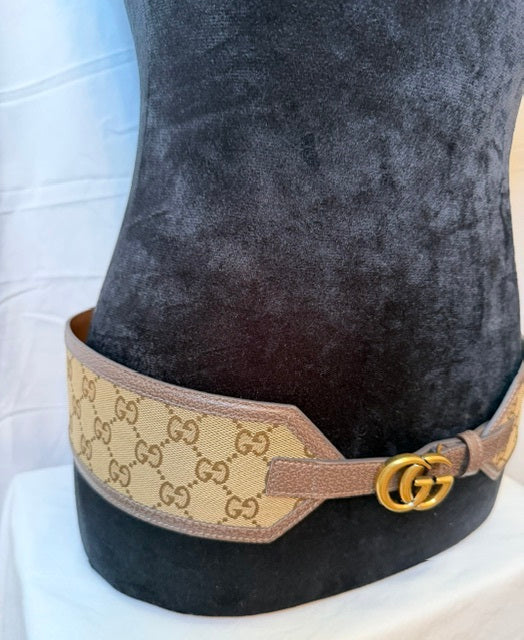 Fashion Wide GG Belt