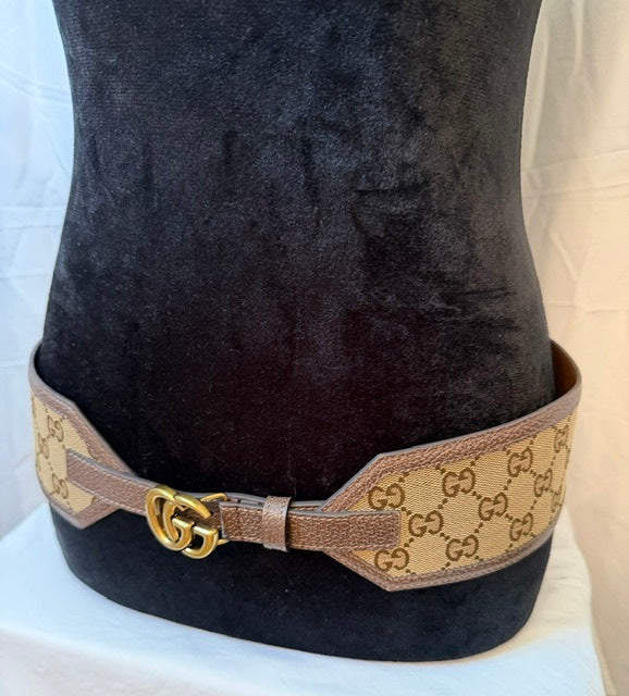 Fashion Wide GG Belt