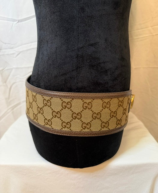 Fashion Wide GG Belt